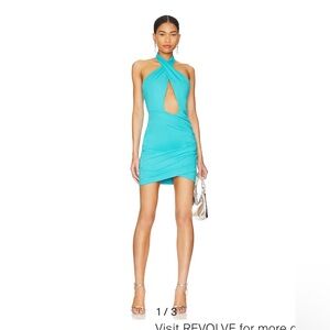 Lovers and friends mini cut out dress